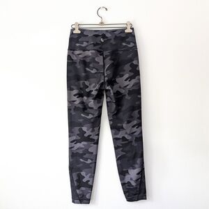 LOLË High-waisted Black Camouflage Leggings In Size Small